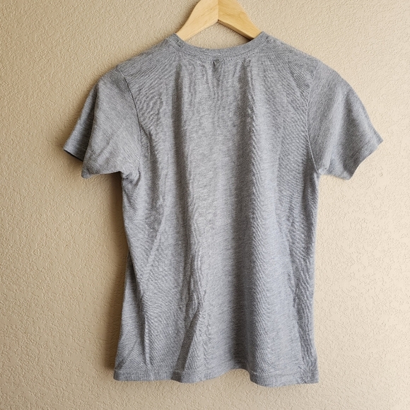 Light gray unisex 'Merica short sleeve shirt Size Youth Large - Picture 2 of 8